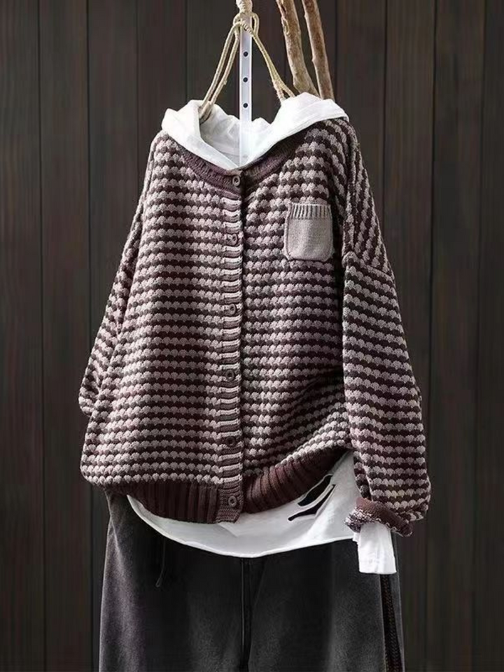 SELIORA | GILET EN MAILLE TEXTURÉE