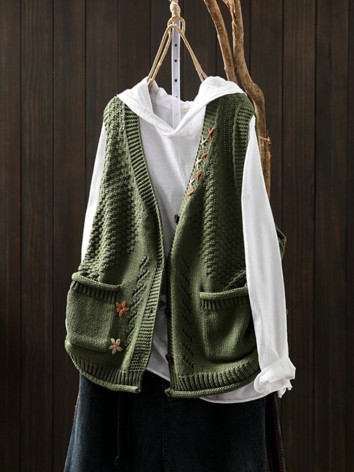 FLORIANNE | GILET EN TRICOT