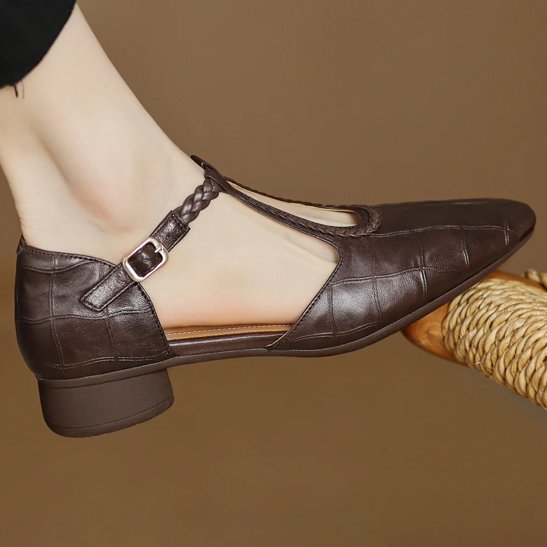 Lida | Kepa Cuir Mary Janes
