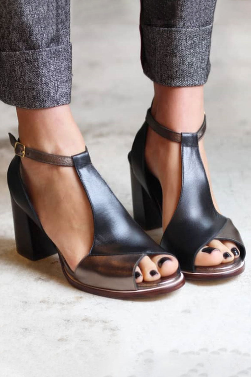 Nadia | Sandales Chic Noires