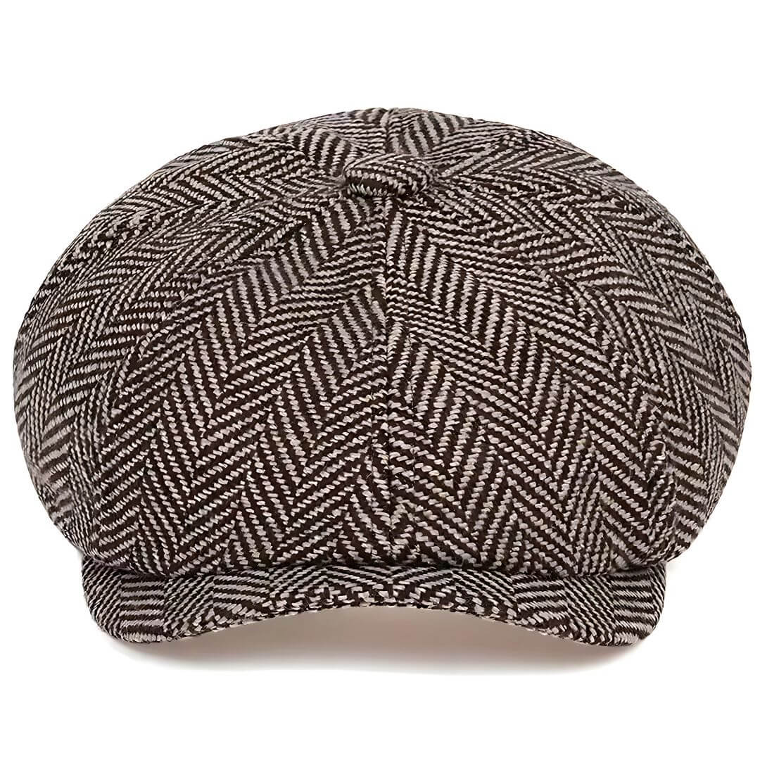 Casquette en Laine Mélangée à Motif Chevrons | TUCSON