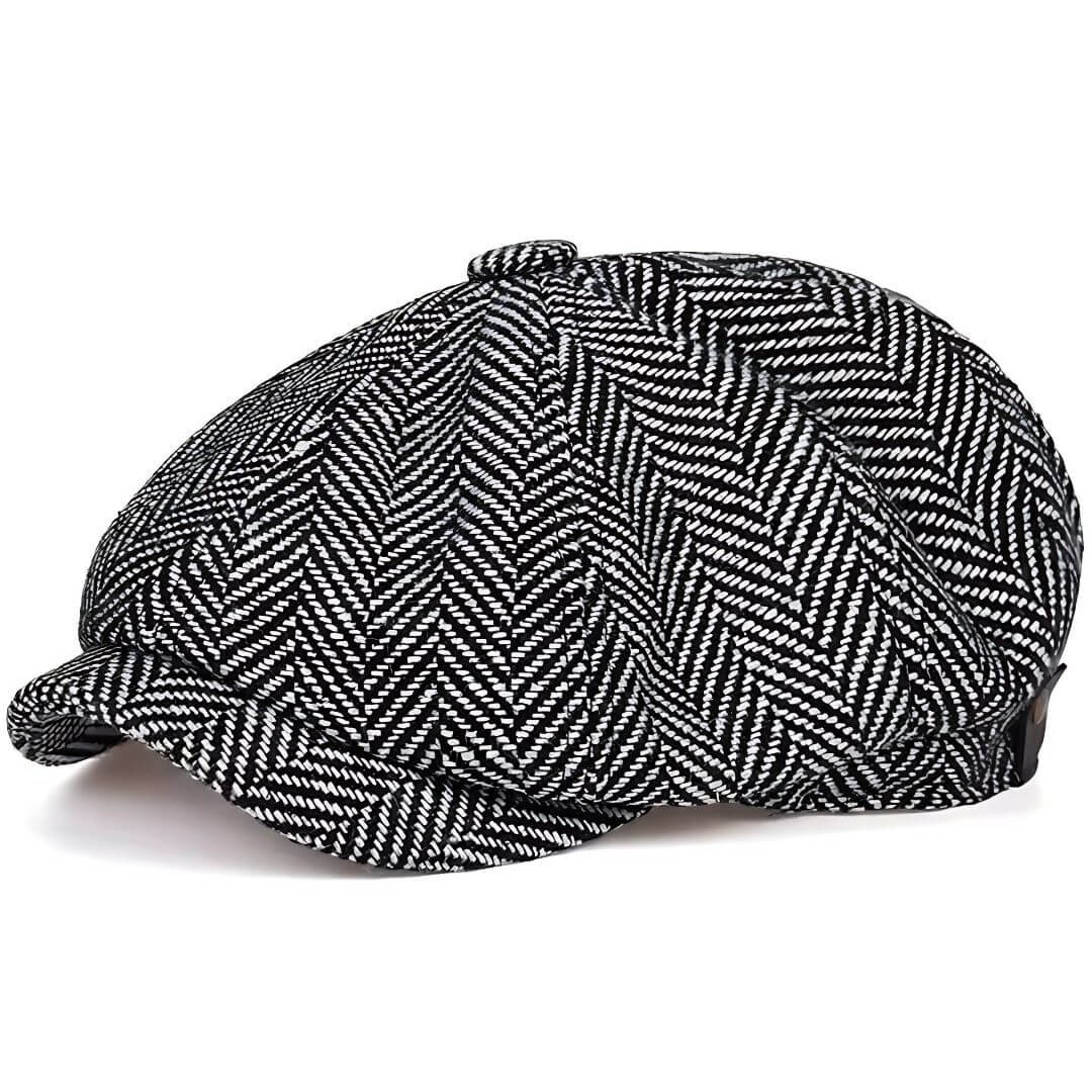 Casquette en Laine Mélangée à Motif Chevrons | TUCSON