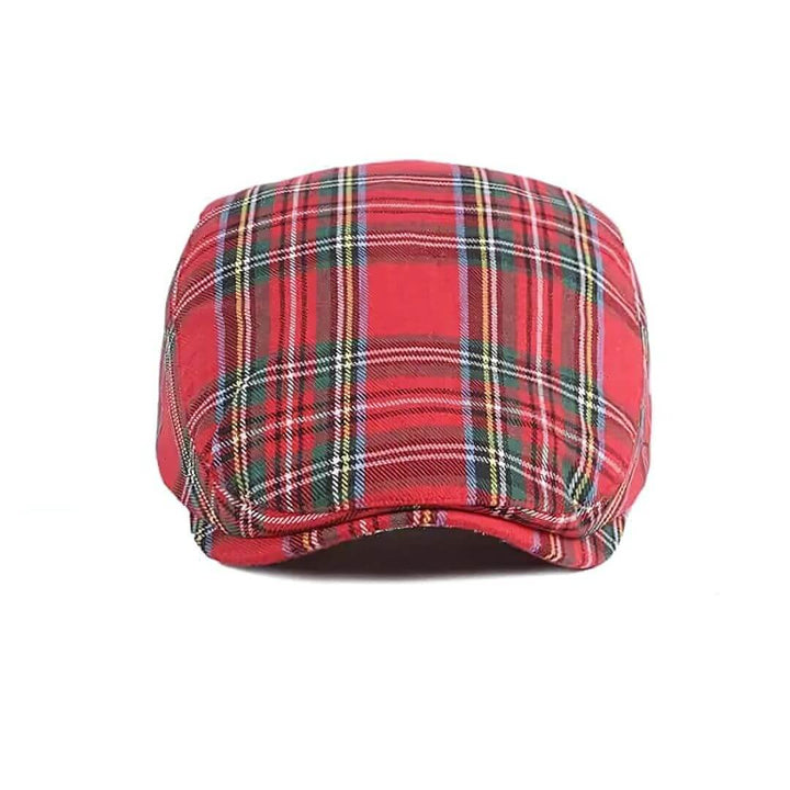 Casquette Ivy en Coton Tartane | BOSTON
