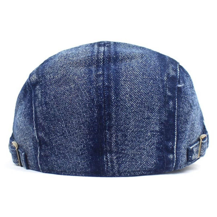 Casquette Plate en Denim Lavé | LOGAN