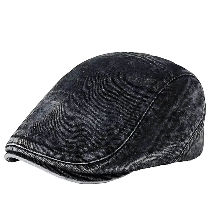Casquette Plate en Denim Lavé | LEXINGTON