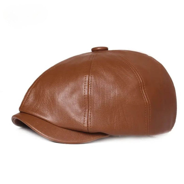 Casquette Plate en Cuir | MONACO