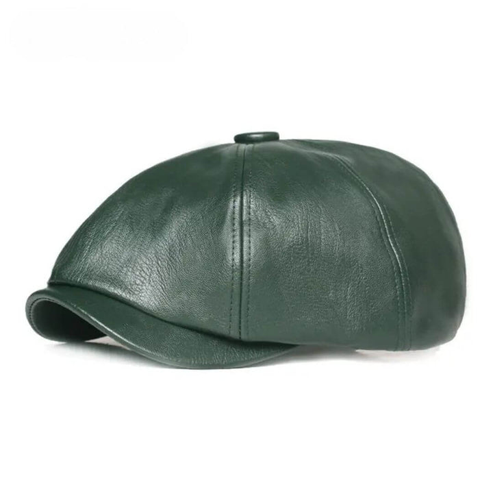 Casquette Plate en Cuir | MONACO