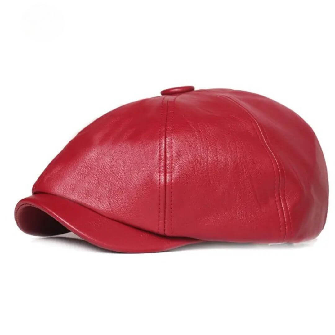 Casquette Plate en Cuir | MONACO