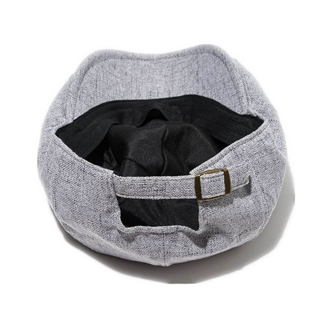 Casquette Plate en Lin et Coton | ASPEN