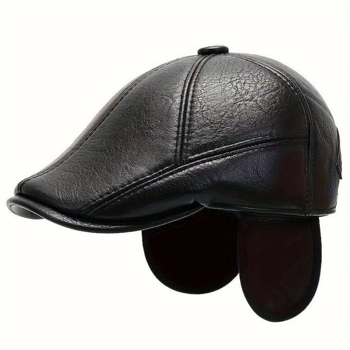 Casquette Plate en Cuir | KALMAR