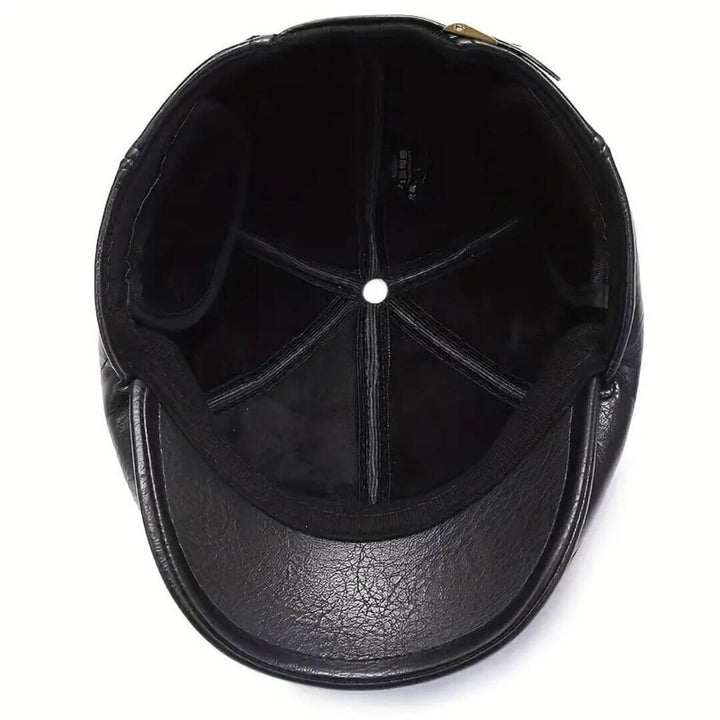 Casquette Plate en Cuir | KALMAR