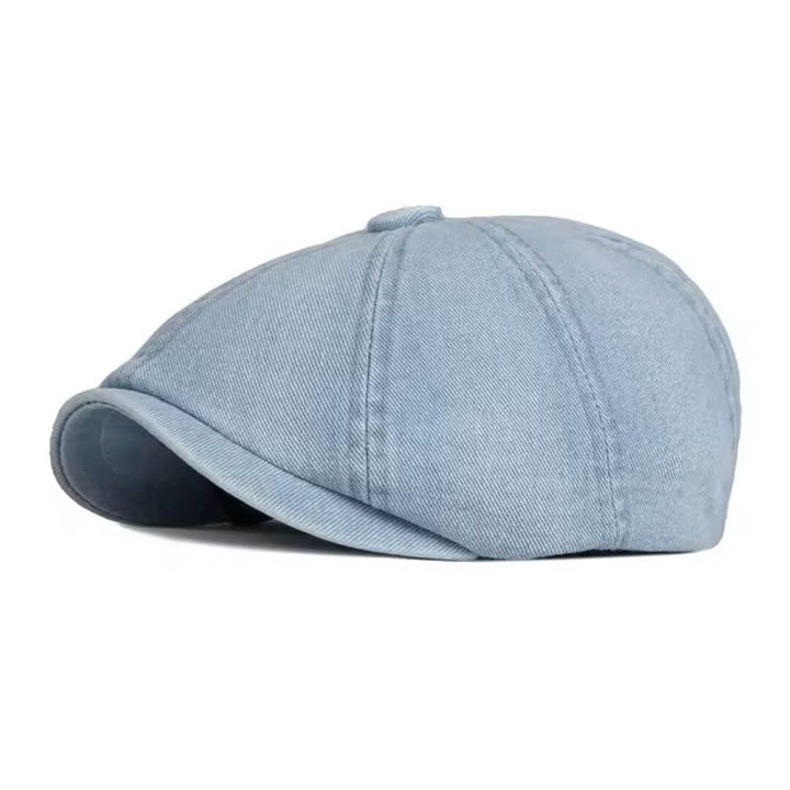 Casquette Newsboy en Denim | LUCERNE