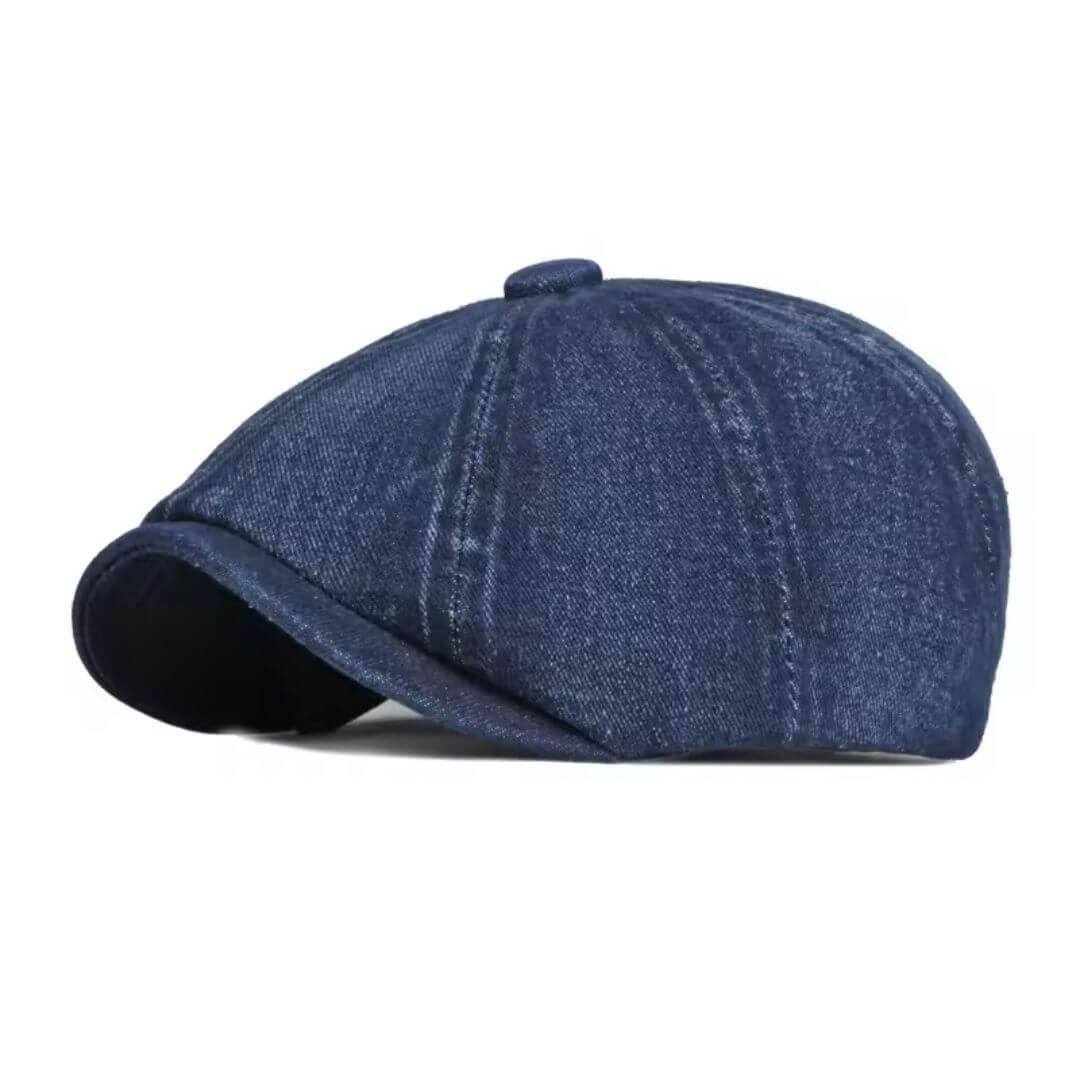 Casquette Newsboy en Denim | LUCERNE