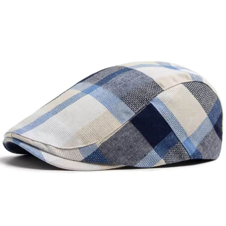 Casquette Plate en Patchwork en Coton | KANSAS