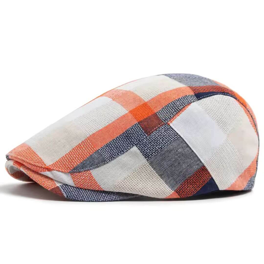 Casquette Plate en Patchwork en Coton | KANSAS
