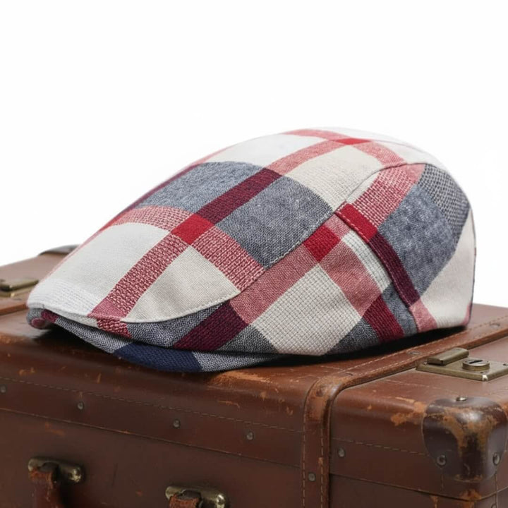 Casquette Plate en Patchwork en Coton | KANSAS