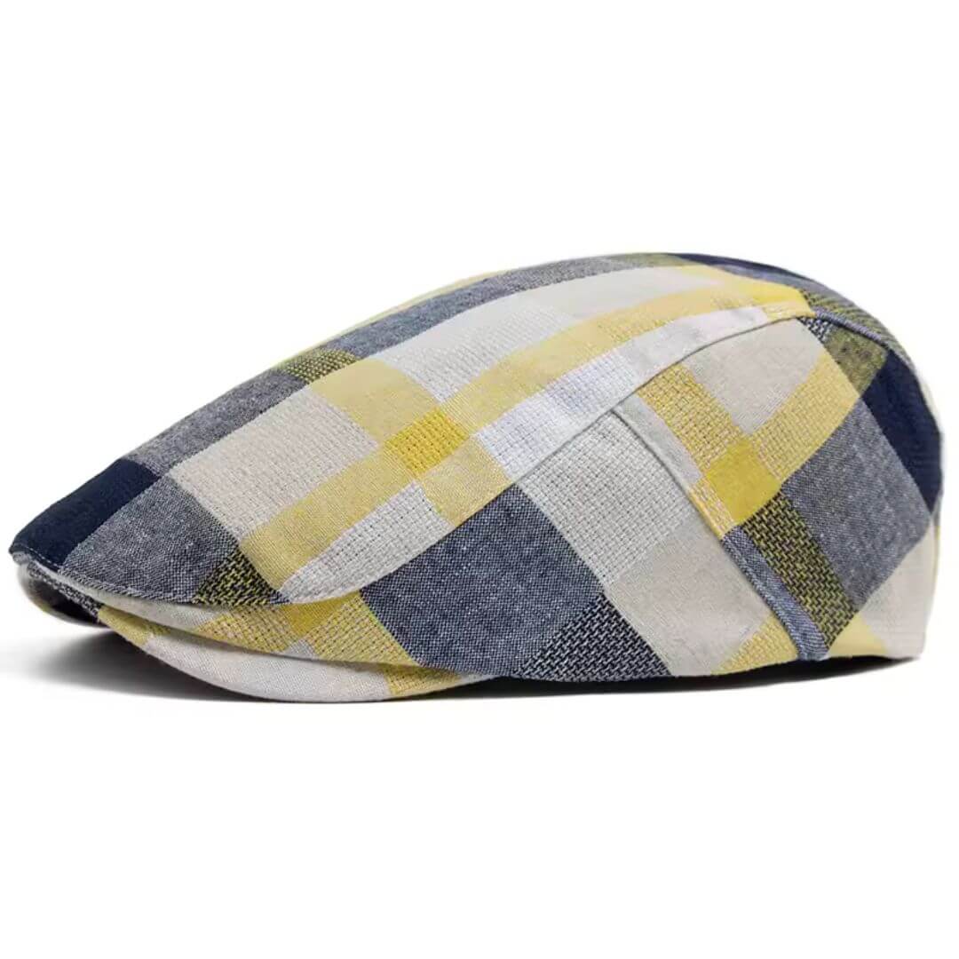 Casquette Plate en Patchwork en Coton | KANSAS