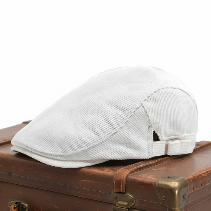 Casquette Plate en Velours Côtelé | ZION