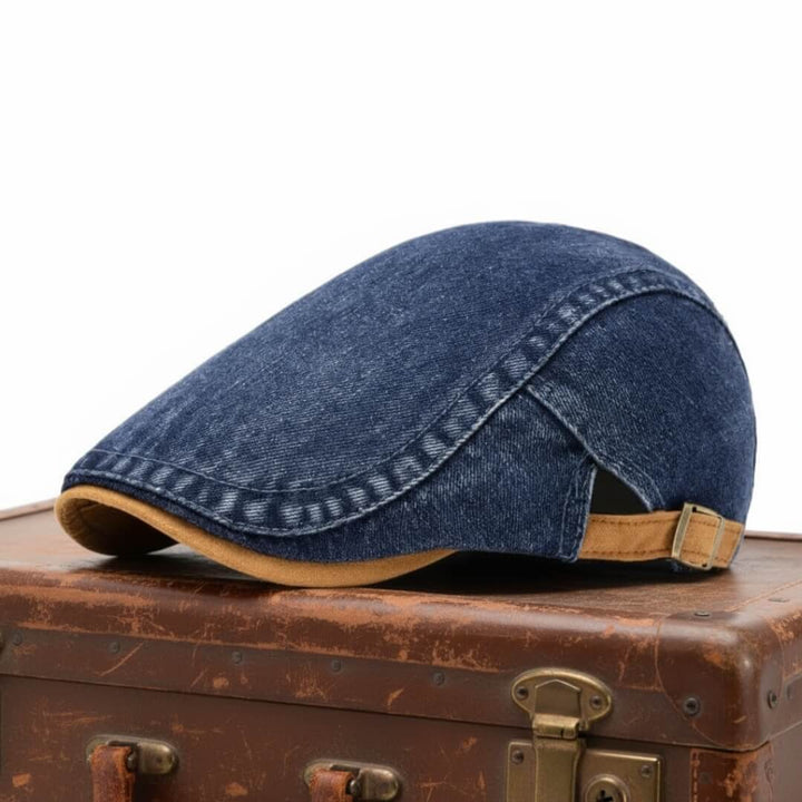 Casquette Plate en Denim | FARGO
