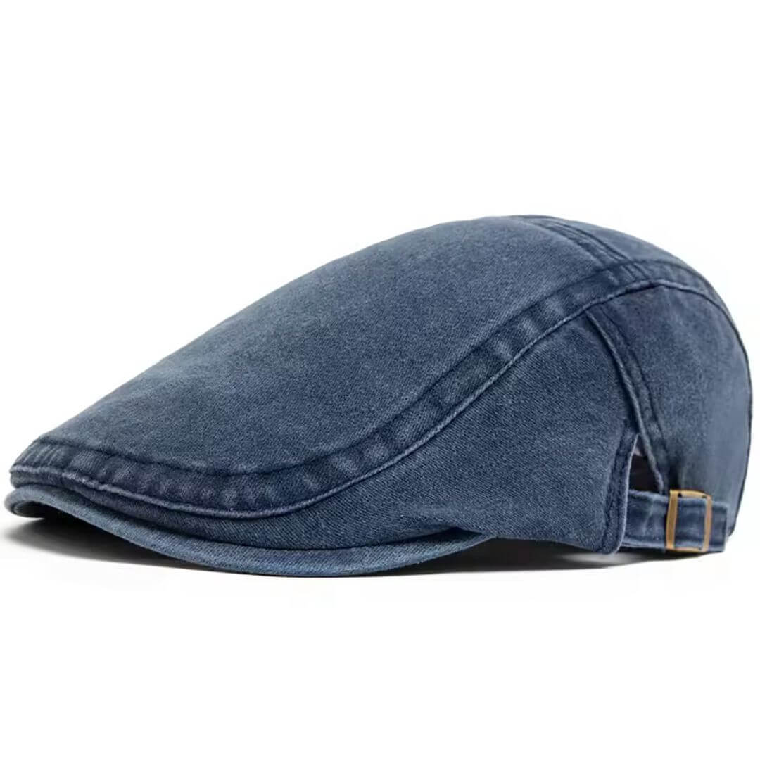 Casquette Plate en Denim Lavé | DALLAS