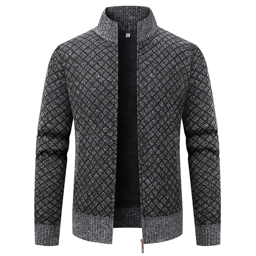 Jean - Veste décontractée à col montant, coupe ajustée pour un confort optimal, parfaite pour la saison.