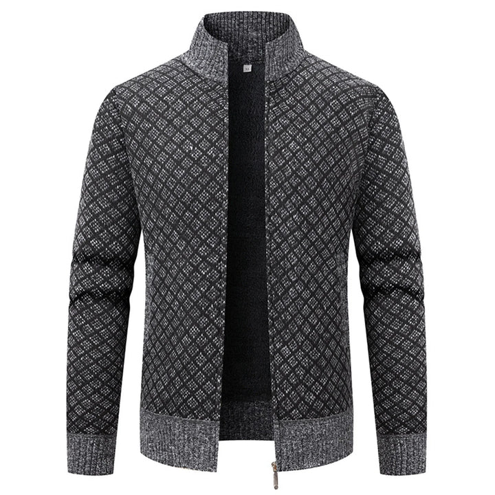 Jean - Veste décontractée à col montant, coupe ajustée pour un confort optimal, parfaite pour la saison.