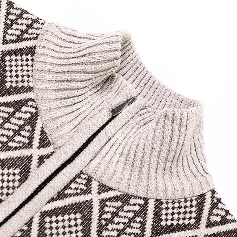 Louis | Velours Épais avec Fermeture Éclair