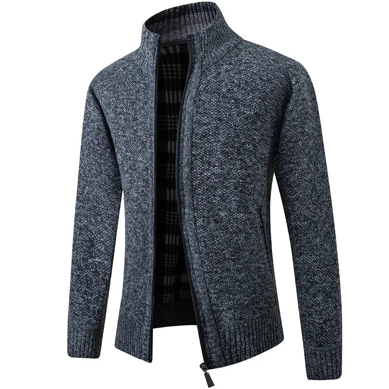 Marc | Warm Wool Zipper Cardigan - Ideal for Chilly Days!
