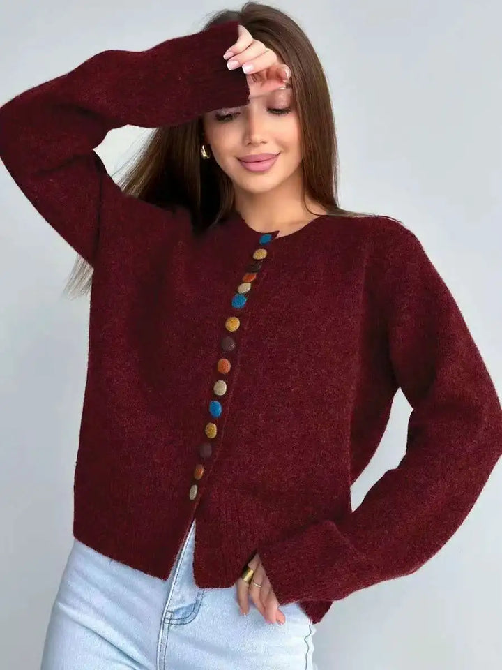 LE NOELLE | CARDIGAN À BOUTONS