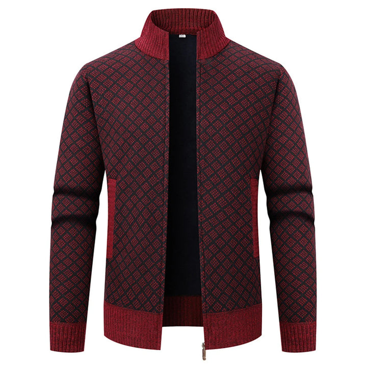 Jean - Veste décontractée à col montant, coupe ajustée pour un confort optimal, parfaite pour la saison.