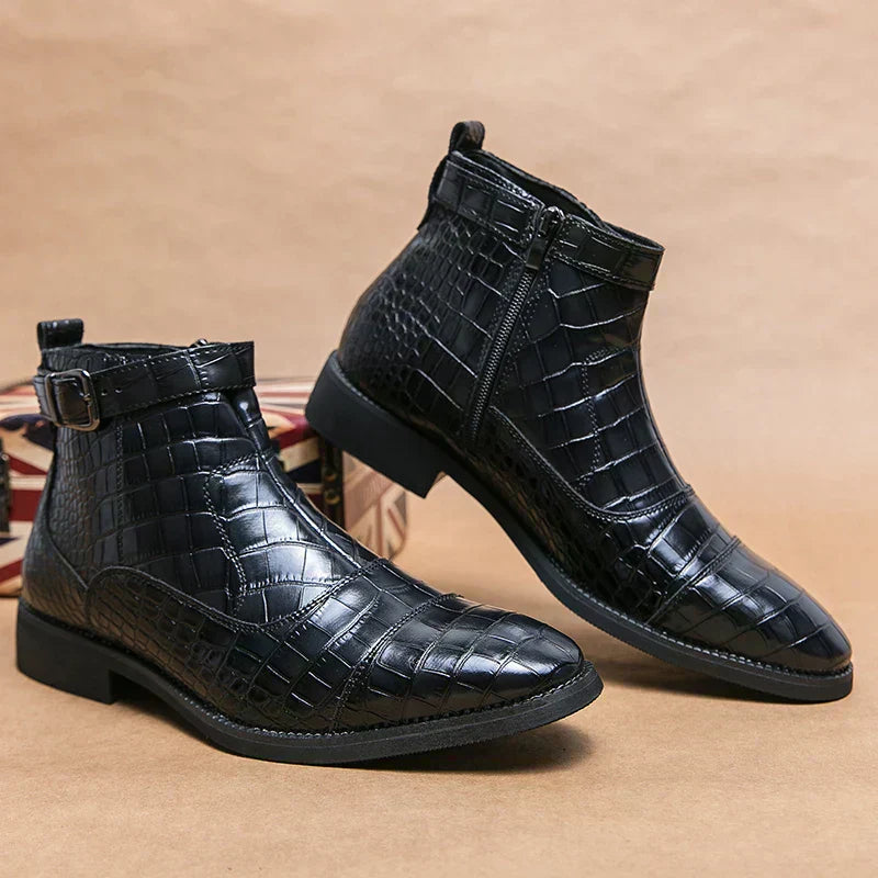 Dylan | Bottines en Cuir Synthétique avec Boucle