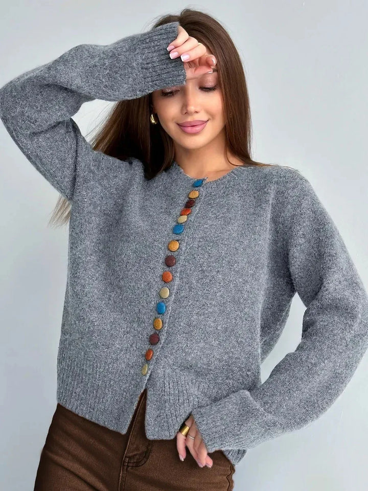LE NOELLE | CARDIGAN À BOUTONS