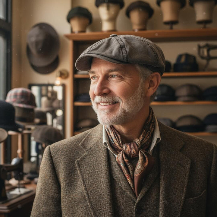 Casquette Newsboy en Coton Lavé | MALIBU