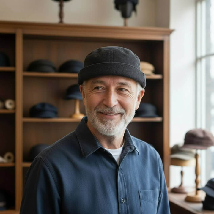 Casquette en Denim Sans Visière | PRESTON