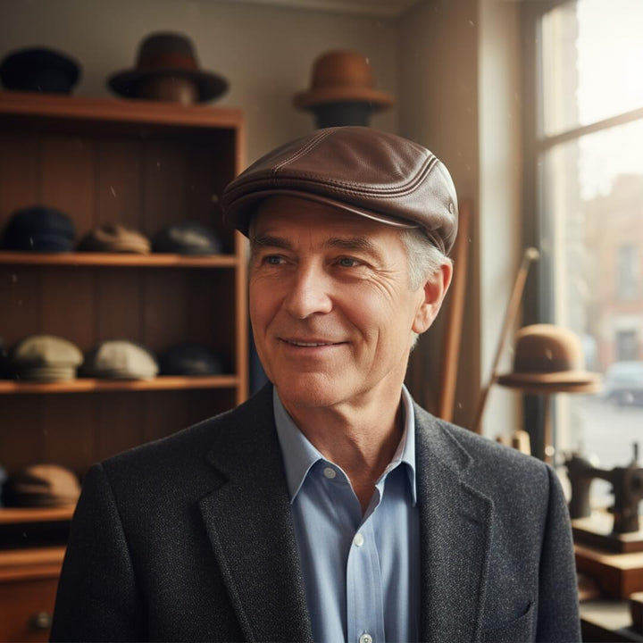 Casquette en cuir | TURIN