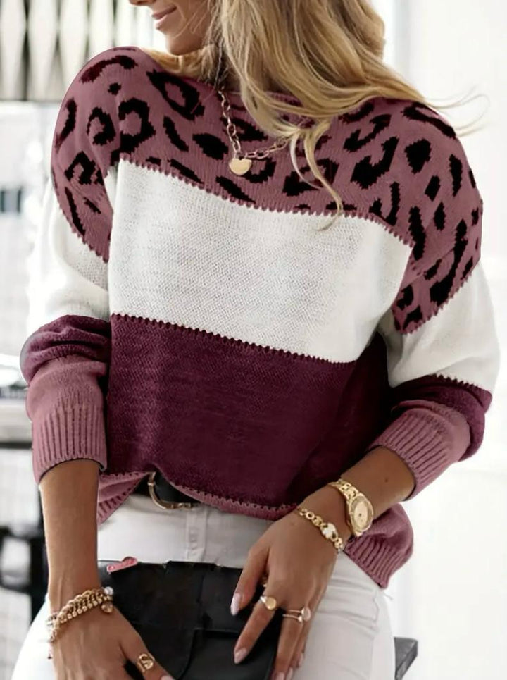 Leila™ | Pull Léopard Élégance