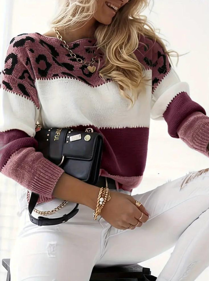 Leila™ | Pull Léopard Élégance