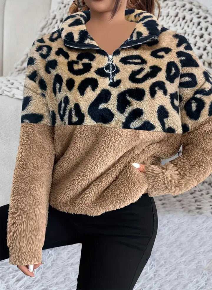 Zoe™ | Pull Léopard Élégance