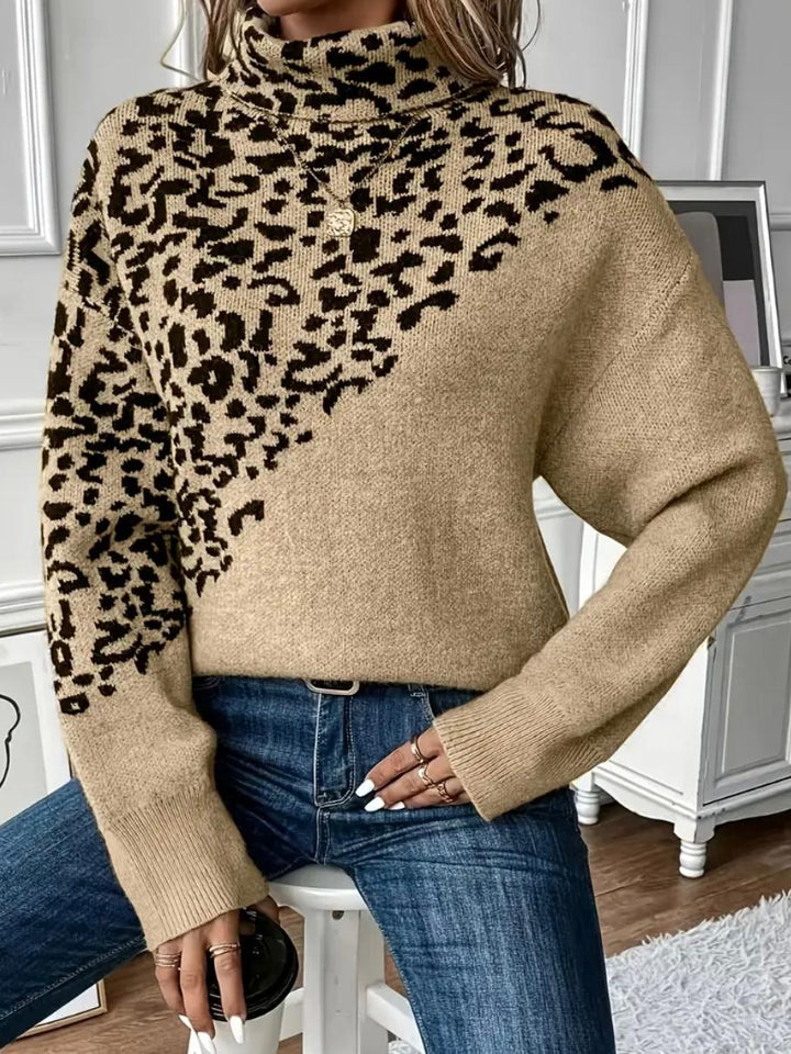 Jessica™ | Pull Léopard Élégance