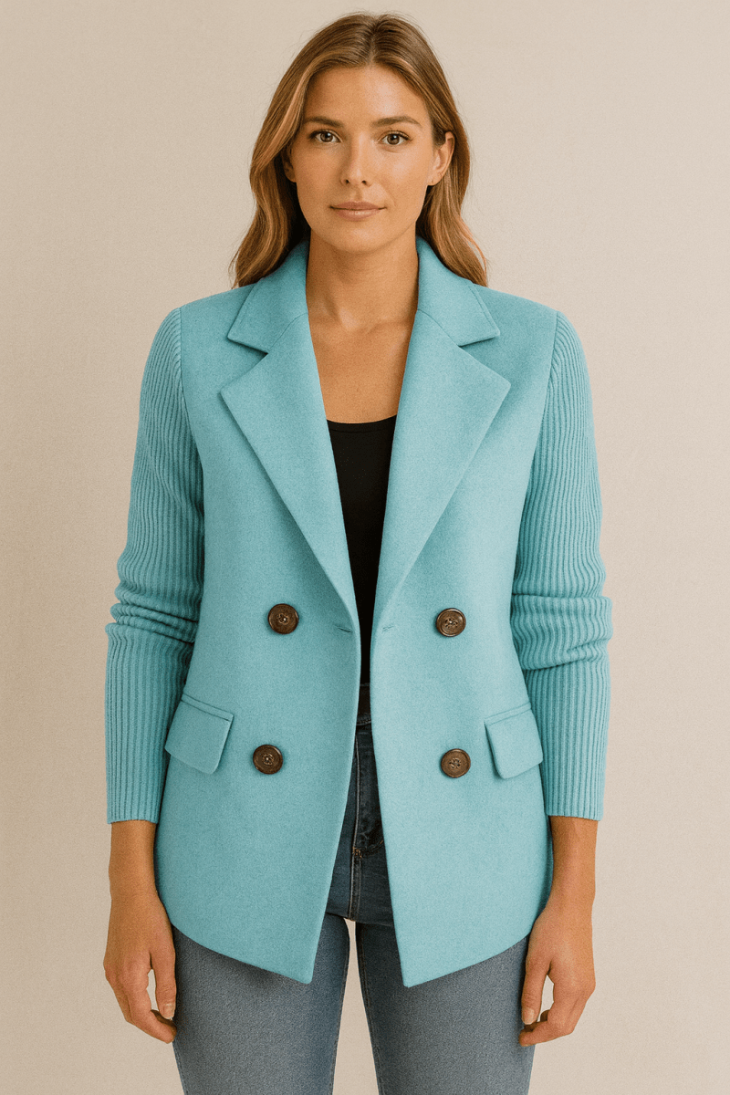 AMA | BLAZER À MANCHES EN TRICOT