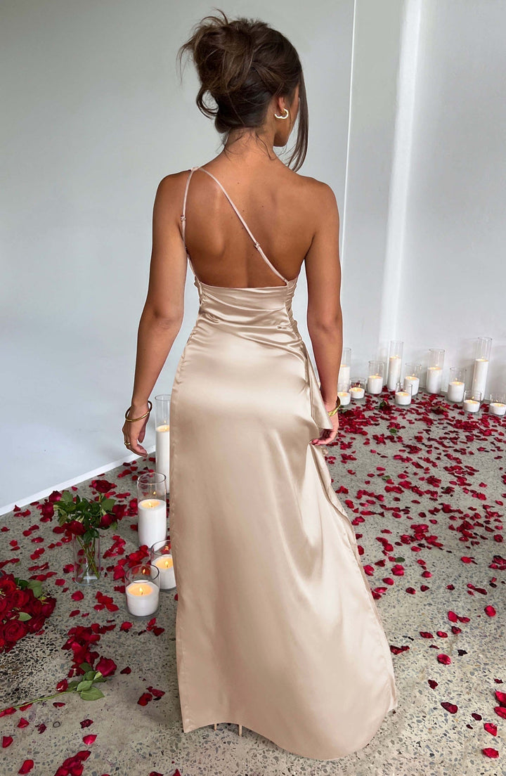 Génesis | Robe longue en satin