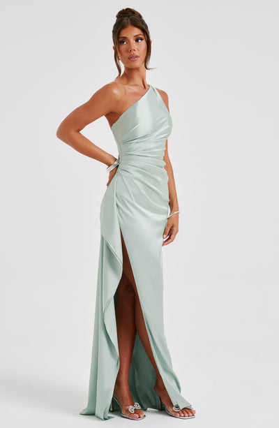 Génesis | Robe longue en satin