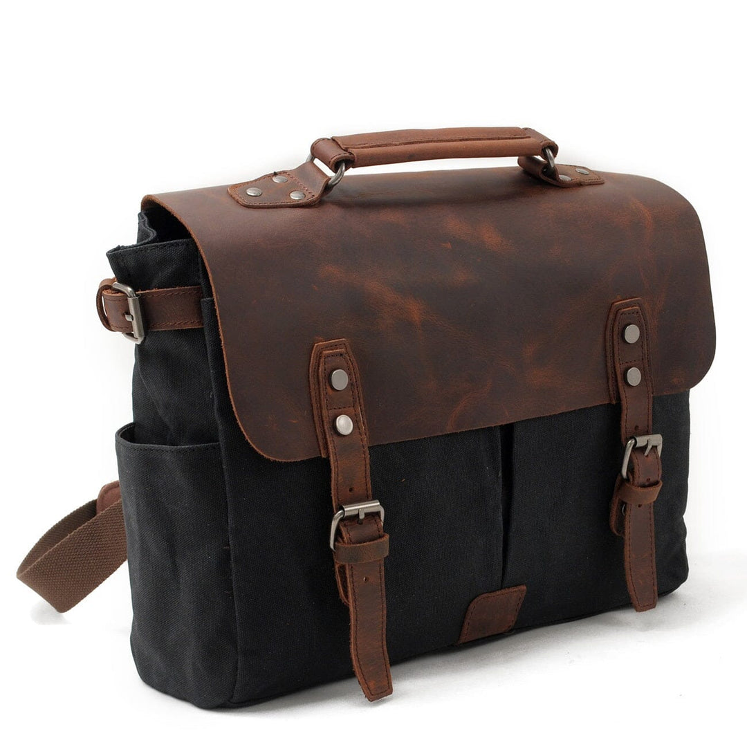 Alexander - Sac messager en toile vintage