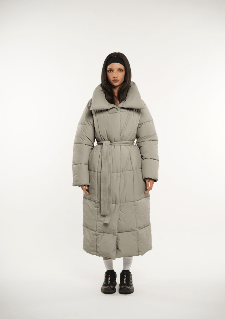 BLAIRE | MANTEAU PUFFER À BOUTONS BULLET EXTRA LONG