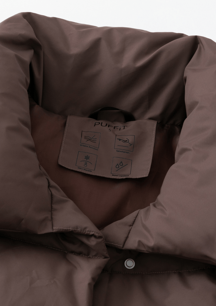 BLAIRE | MANTEAU PUFFER À BOUTONS BULLET EXTRA LONG