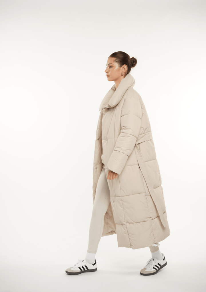 BLAIRE | MANTEAU PUFFER À BOUTONS BULLET EXTRA LONG