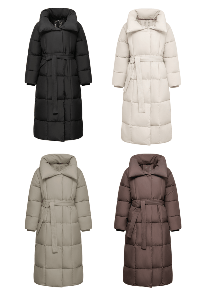 BLAIRE | MANTEAU PUFFER À BOUTONS BULLET EXTRA LONG