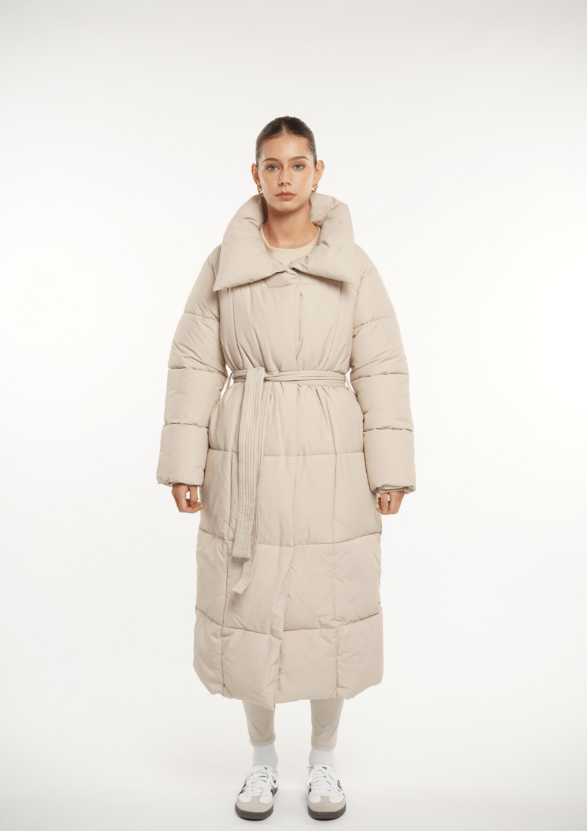 BLAIRE | MANTEAU PUFFER À BOUTONS BULLET EXTRA LONG