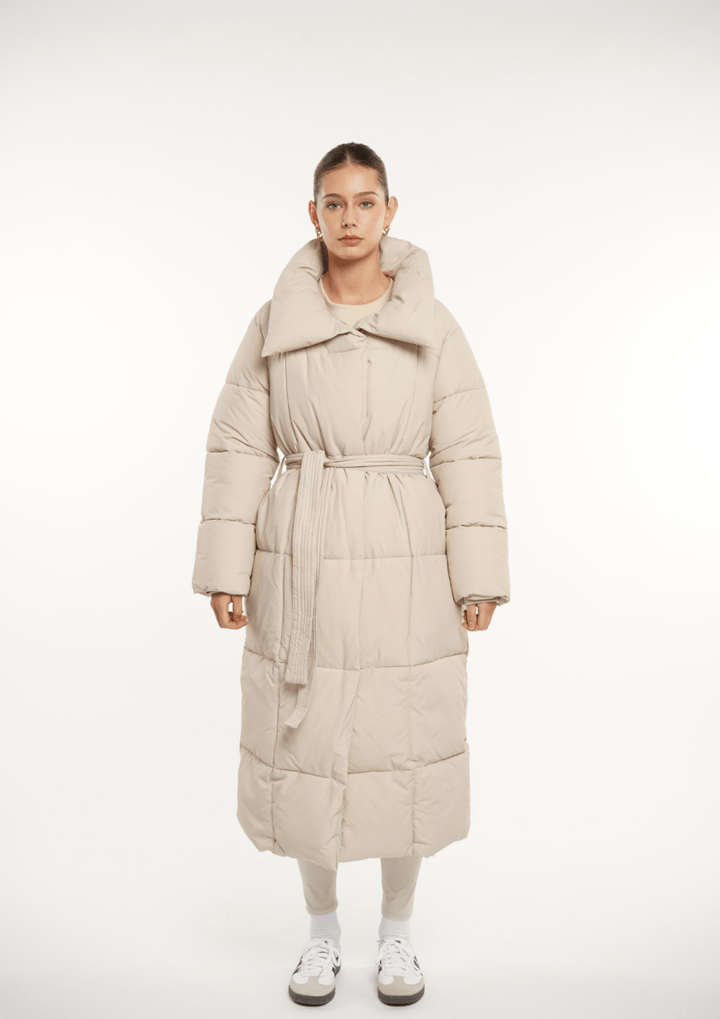 BLAIRE | MANTEAU PUFFER À BOUTONS BULLET EXTRA LONG