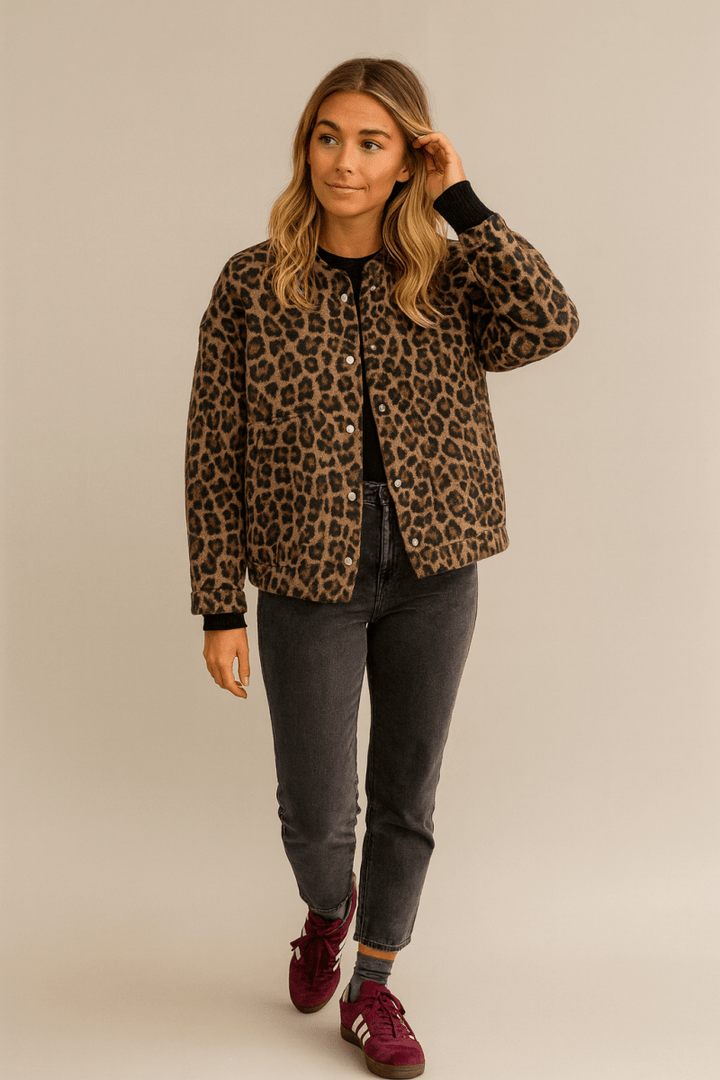CHARLENE | VESTE LEOPARD